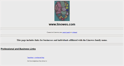 Desktop Screenshot of linowes.com