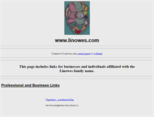 Tablet Screenshot of linowes.com